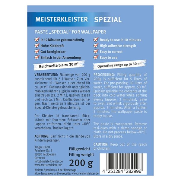 200 g Meisterkleister Spezial 10er Pack