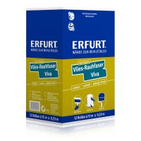 ERFURT Vlies-Rauhfaser Viva, Karton (12 x Rolle)