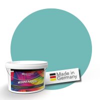 (SAMPLE) Wandfarbe Helltürkis Blasstürkis...
