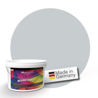 (SAMPLE) Wandfarbe Hellgrau Blaugrau Moon 5A Wallcover...