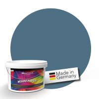 (SAMPLE) Wandfarbe Dunkelblau Blau-Grau Marine 4F...