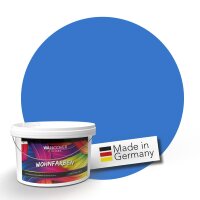 (SAMPLE) Wandfarbe Blau Meeresblau Marine 2E Wallcover...