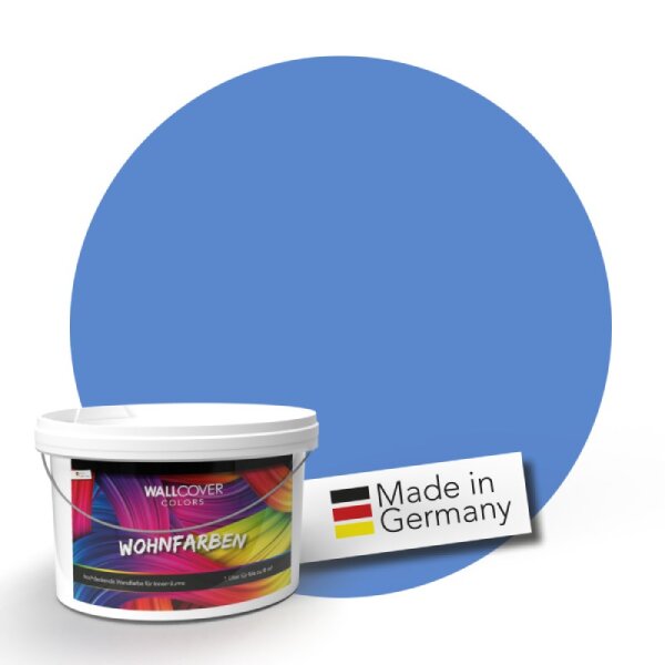 (SAMPLE) Wandfarbe Blau Meeresblau Marine 2D Wallcover Colors S 2050-R80B