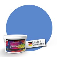 (SAMPLE) Wandfarbe Blau Meeresblau Marine 2D Wallcover...