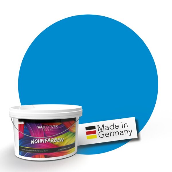 (SAMPLE) Wandfarbe Blau Meeresblau Karibik 2E Wallcover Colors S 1560-R90B