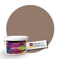 (SAMPLE) Wandfarbe Mittelbraun Braun Gobi 5F Wallcover...