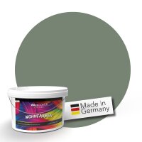 (SAMPLE) Wandfarbe Grün-Grau Kale Green Dublin 5D...