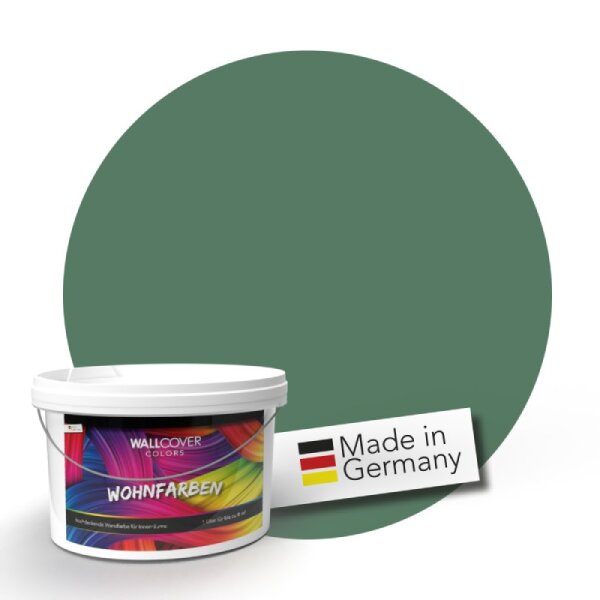 (SAMPLE) Wandfarbe Grau-Grün Flaschengrün Connemara 5E Wallcover Colors S 5020-G10Y