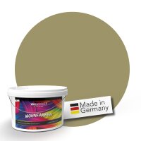 (SAMPLE) Wandfarbe Olivgrau Khaki Schlamm Carnegia 5E...