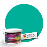 (SAMPLE) Wandfarbe Türkis-Grün Seegrün...