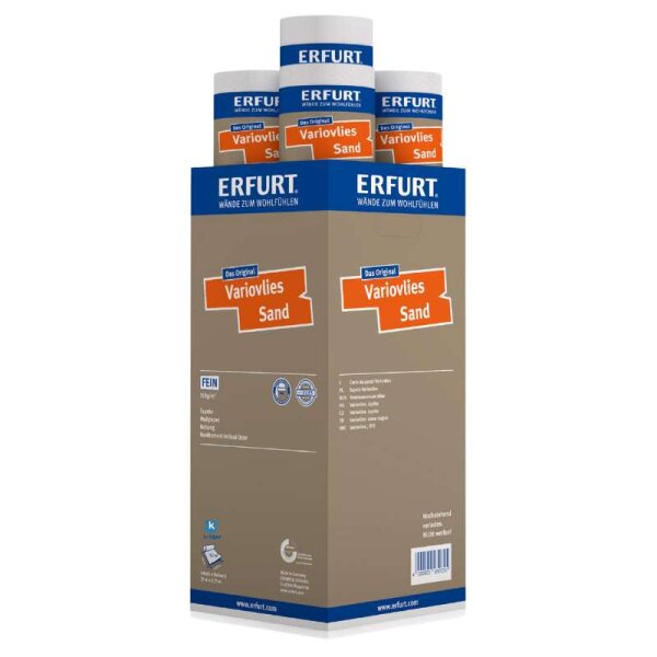 (SAMPLE) ERFURT Variovlies Sand 25 x 0,75 m, Karton (4 x Rolle)