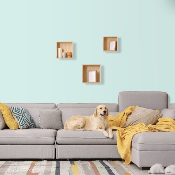 Wandfarbe Pastell-Türkis Margarita 2A Wallcover Colors S 0515-B80G