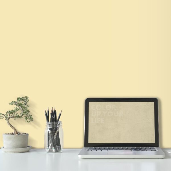 Wandfarbe Blassgelb Tanami 3A Wallcover Colors S 0515-Y10R