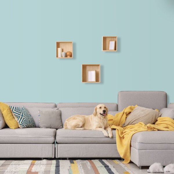 Wandfarbe Hellblau Türkis Margarita 4B Wallcover Colors S 1020-B40G