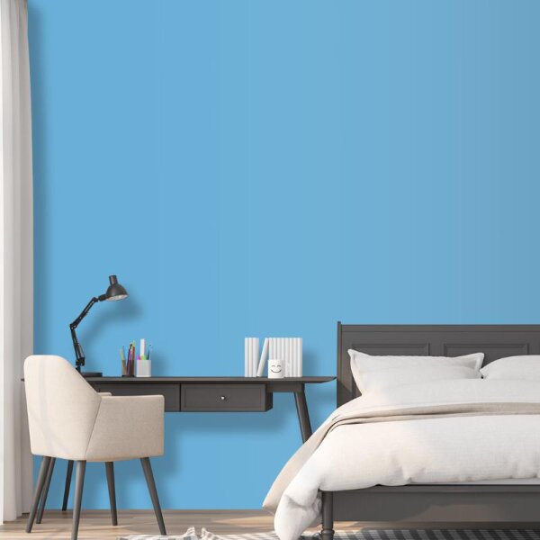 Wandfarbe Blau Karibik 2C Wallcover Colors S 1040-B