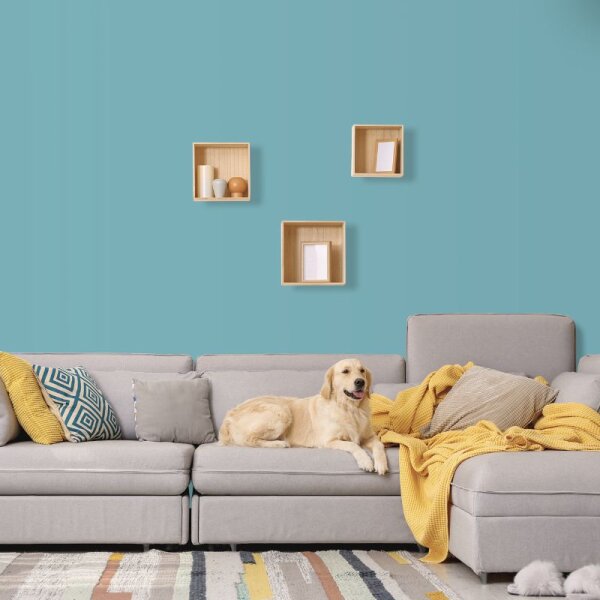 Wandfarbe Helltürkis Blasstürkis Trinidad 4C Wallcover Colors S 2030-B50G