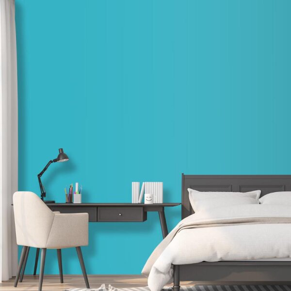Wandfarbe Türkis-Blau Aqua Trinidad 1E Wallcover Colors S 2040-B20G