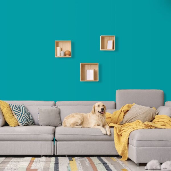 Wandfarbe Türkis Margarita 2E Wallcover Colors S 2050-B50G