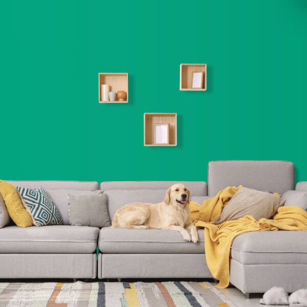 Wandfarbe Türkis-Grün Seegrün Bahamas 1E Wallcover Colors S 2060-B90G