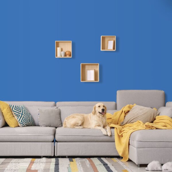 Wandfarbe Blau Meeresblau Marine 2E Wallcover Colors S 2060-R80B