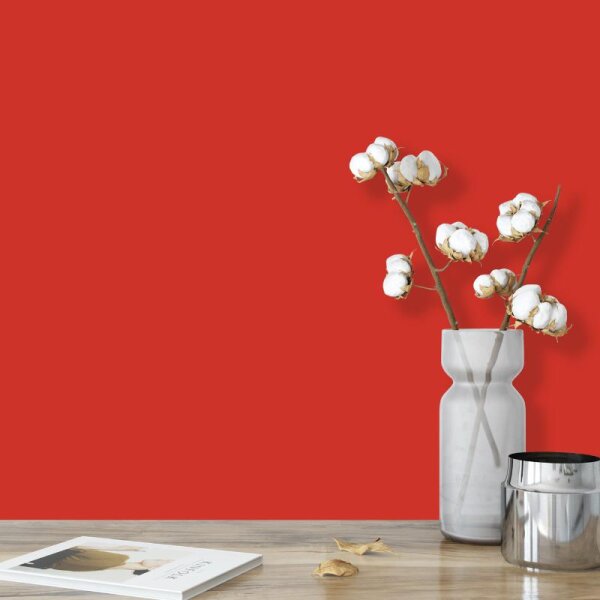 Wandfarbe Rot Palermo 2F Wallcover Colors S 2070-Y80R