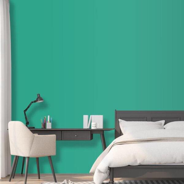 Wandfarbe Türkis-Grün Seegrün Bahamas 1D Wallcover Colors S 3040-B80G