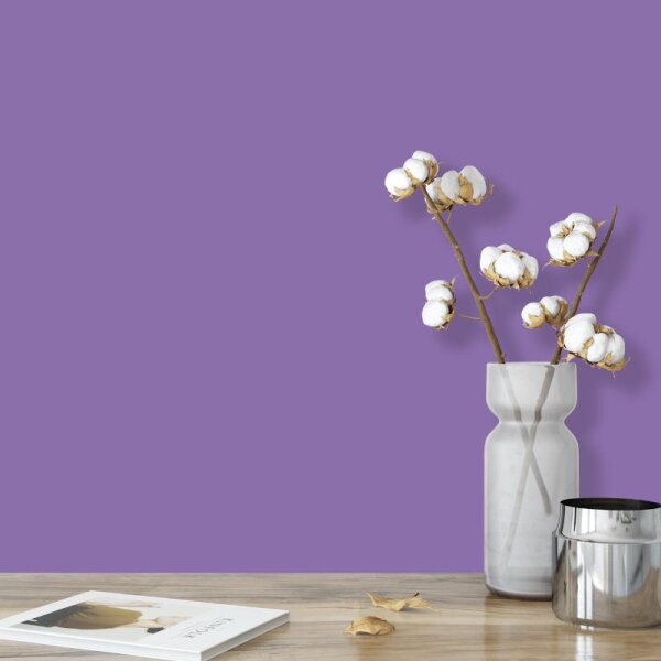Wandfarbe Lila Violett Benguela 1E Wallcover Colors S 3040-R60B