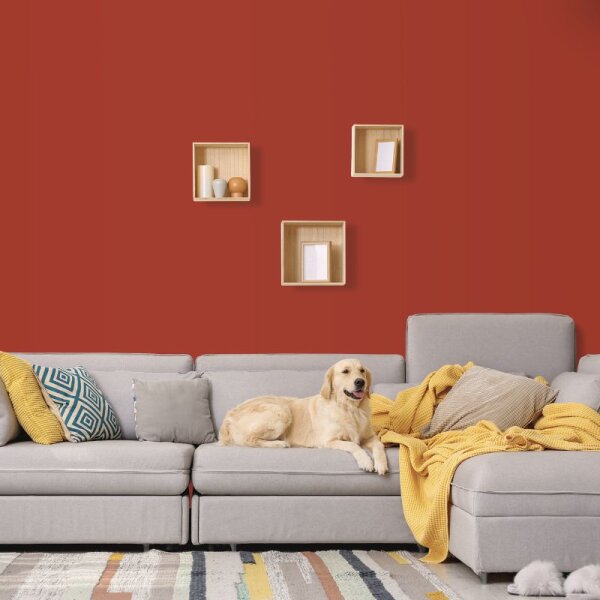 Wandfarbe Rot-Braun Palermo 3F Wallcover Colors S 3060-Y90R