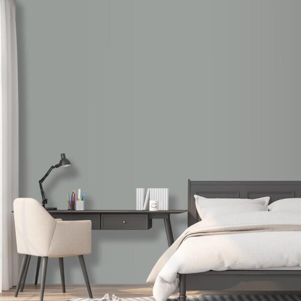 Wandfarbe Dunkelgrau Moon 4D Wallcover Colors S 4005-B80G