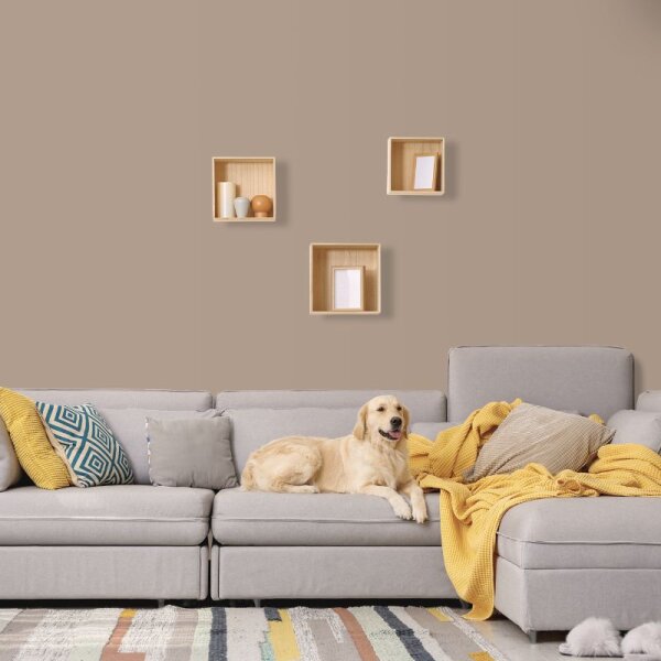 Wandfarbe Sand Hellbraun Light 6E Wallcover Colors S 4005-Y