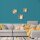 Wandfarbe Petrol Blau Teal Trinidad 4E Wallcover Colors S 4030-B10G