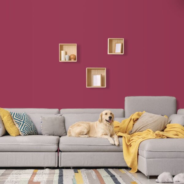 Wandfarbe Rotviolett Portobello 3F Wallcover Colors S 4040-R10B