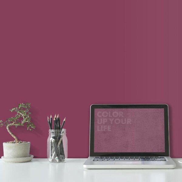 Wandfarbe Purpur Aubergine Portobello 4F Wallcover Colors S 4040-R20B