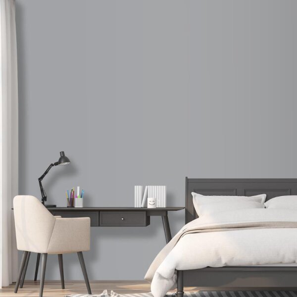 Wandfarbe Hellgrau Blaugrau Moon 5B Wallcover Colors S 4500-N