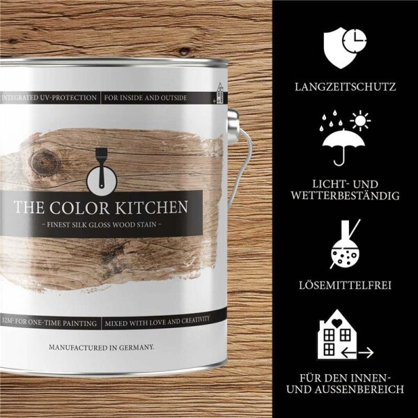 Holzlasur Eiche Protective Oak für Innen/Aussen Seidenglänzend 2,5l