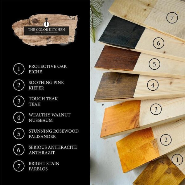 Holzlasur Palisander Stunning Rosewood für Innen/Aussen Seidenglänzend DD126430 2,5l